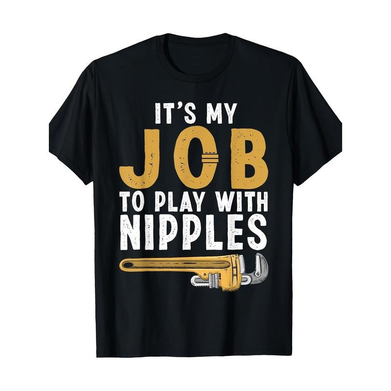 Funny Plumber Design For Men Women Plumbing Tools Plumber Men's T-Shirt Made in USA Hoodie, Sweatshirt | DripVista.com