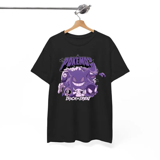 Funny Pokemon Halloween Tshirt, Gengar Tshirt, Spooky Pumpkin Monster Shirt, Halloween Gift Idea