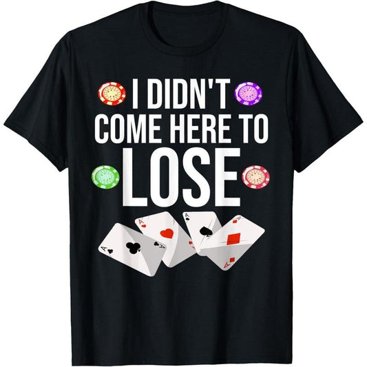Funny Poker Gift For Men Women Poker Player Cool Card Game T-Shirt made in usastyle{n002}2