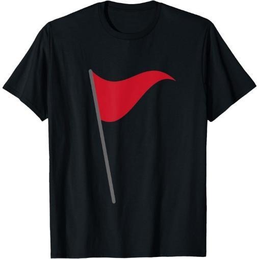 Funny Red Flag Warning Halloween Costume T-Shirt Made in USA Hoodie, Sweatshirt | DripVista.com