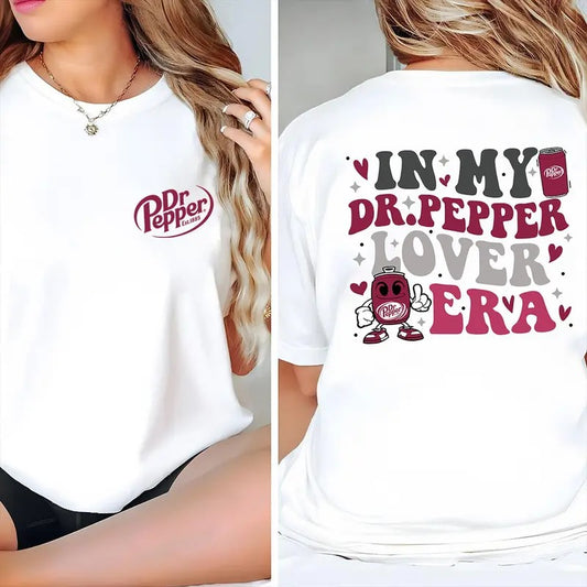Funny Sarcastic  Dr Pepper Soda Sweatshirt  In My,  Sarcastic Graphic Tee, Unisex Classic Cotton Tee with 2 Sides Graphic Print in All Sizes