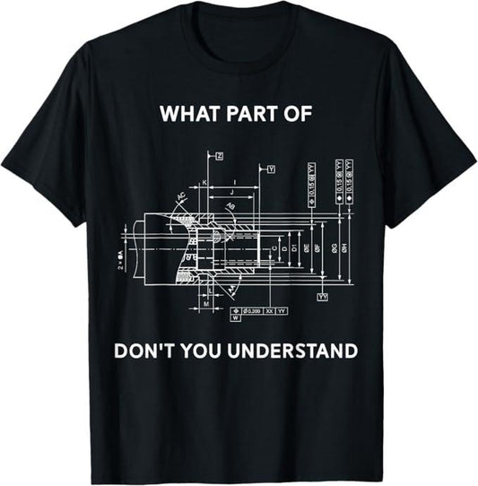 Funny Sarcastic Engineering Gift Shirt, Mechanical Engineering T-Shirt - Menswear Casual Cotton