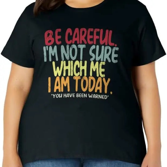 Funny Sarcastic Shirts For Women, Funny Personality Sarcastic Morning Attitude T-Shirt Womenswear Casual Cotton