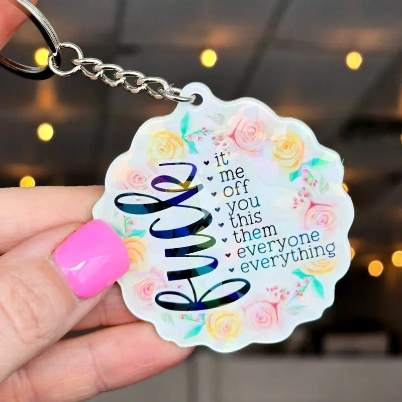 Funny Shimmer Acrylic Keychain T-Shirts, Hoodie, Sweatshirt | DripVista.com
