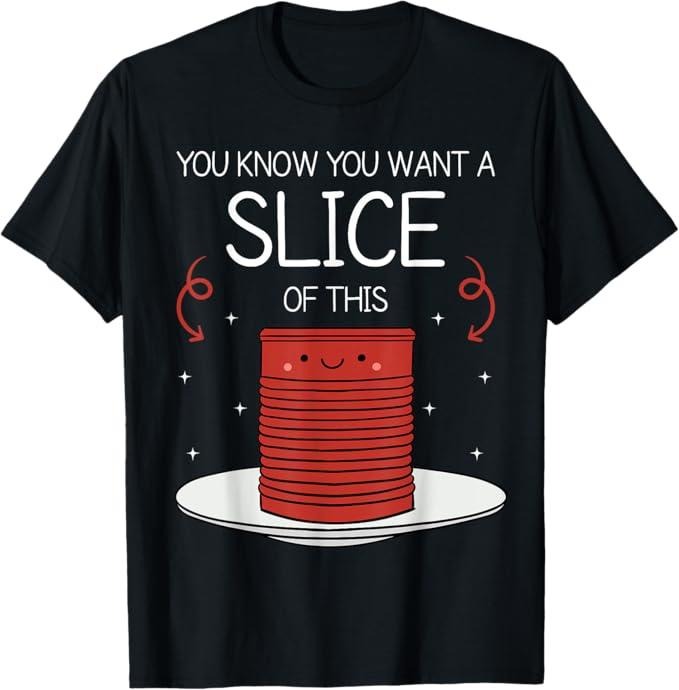 Funny Thanksgiving Shirts, Funny Thanksgiving Canned Cranberry Sauce T-Shirt