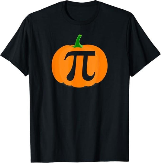 Funny Thanksgiving Shirts, Pumpkin Pi Funny Halloween & Thanksgiving Pumpkin Pie T-Shirt - Menswear Top