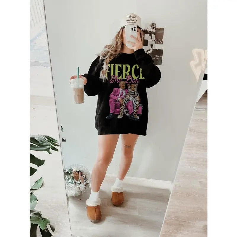 Funny Trump 2024 Ultra Maga president Trump shirt trendy 90s pink plus size  y2k shirt elections 2024 conservative meme sweatshirt