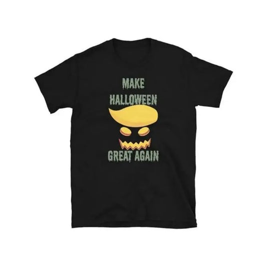 Funny Trump Halloween T-shirt Gift Black Made in USA