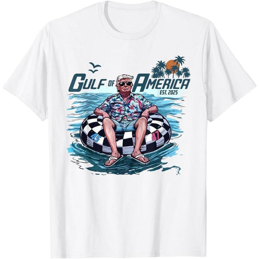 Funny Trump Shirt Gulf Of Us America Est 2025 T-Shirt made in usa