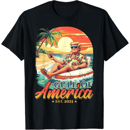 Funny Trump Shirt Gulf Of Us America Est 2025 T-Shirt