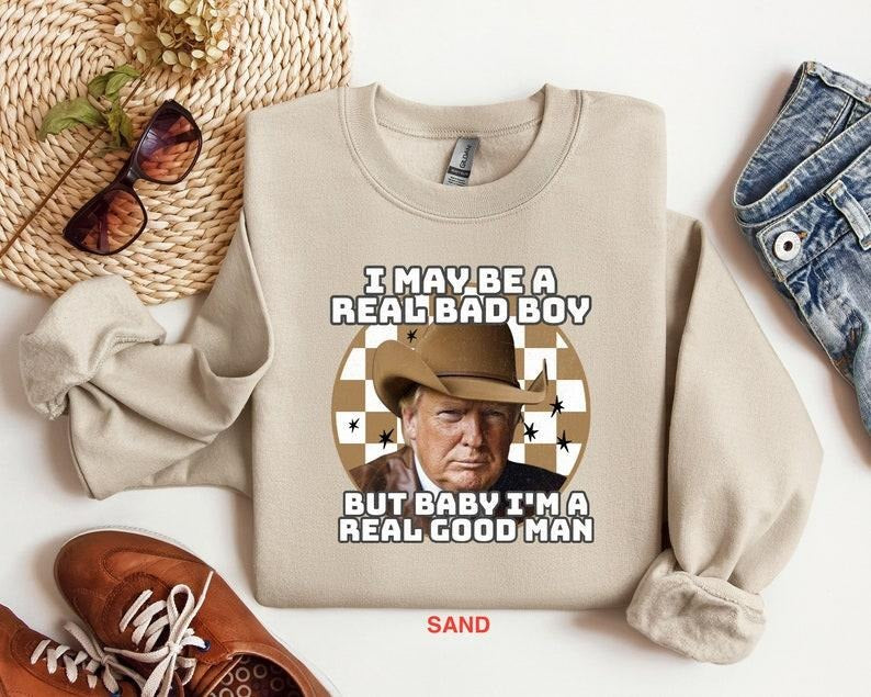 Funny Trump Shirt, Bad Boy Trump Shirt, Republican Shirt, Trump 2024 Shirt, Republican Shirt, Trump Shirt, President 2024  sweater