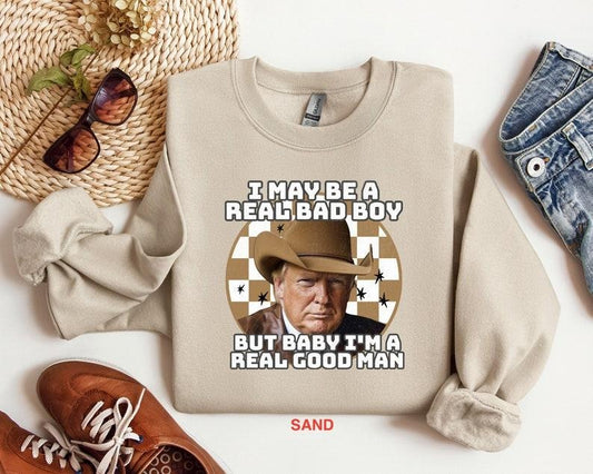 Funny Trump Shirt, Bad Boy Trump Shirt, Republican Shirt, Trump 2024 Shirt, Republican Shirt, Trump Shirt, President 2024  sweater