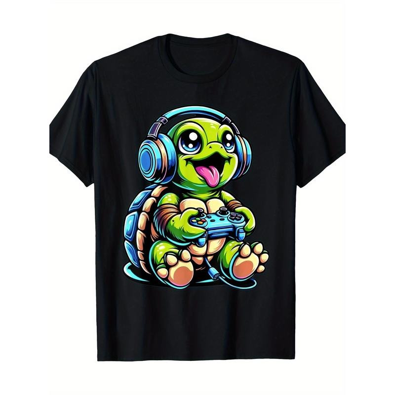 Funny Turtle Gamer Gaming Turtles Video Game 220g 100% Cotton T-Shirt made in usa Hoodie, Sweatshirt | DripVista.com