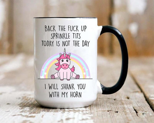 Funny Unicorn Mug, Funny Coffee Mug, Rainbow Mug, Funny Women Mug Gifts, Sarcastic Mug, Novelty Coffee Mug, 11 15oz Ceramic Cup, Gifts For Her, Gifts For Christmas Birthday Mothers Day Anniversary Thanksgiving Drinkware Printed