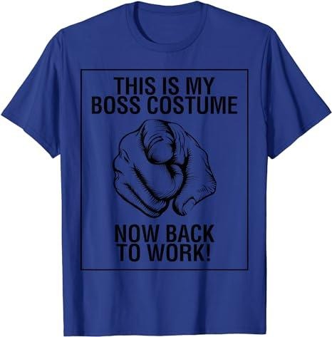 Funny Work Shirts, This Is My Boss Costume Now Back To Work Halloween Shirt Menswear Casual Cotton Hoodie, Sweatshirt