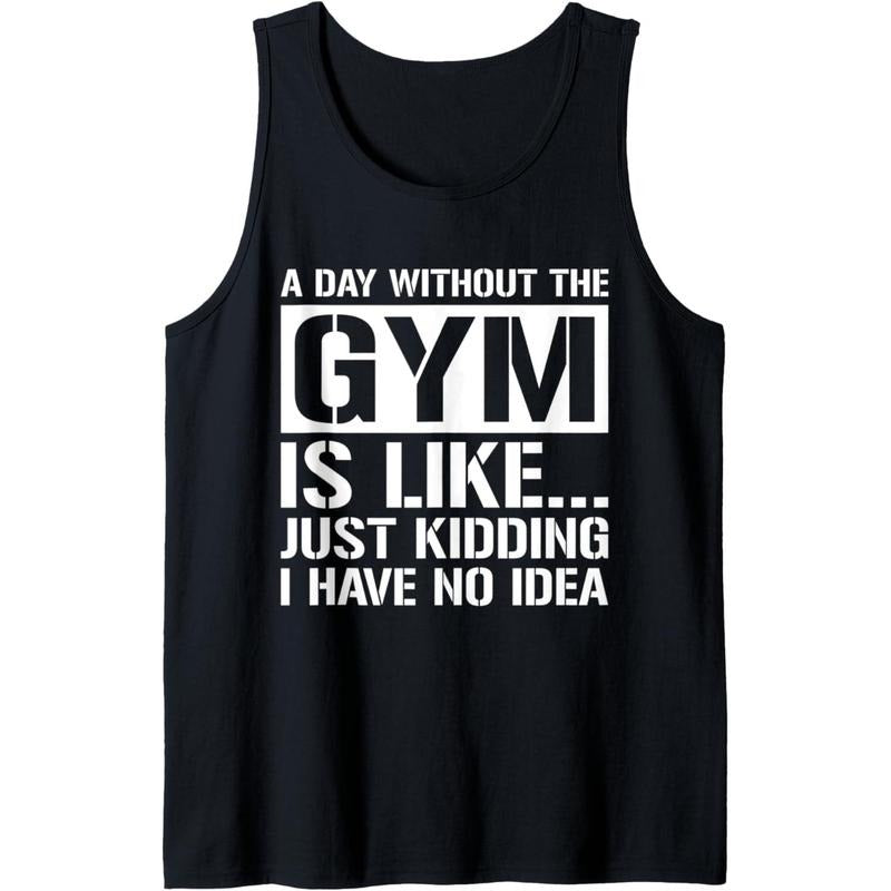 Funny Workout Shirts Men Women Gym Weight Lifting Gifts Tank Top Made in USA