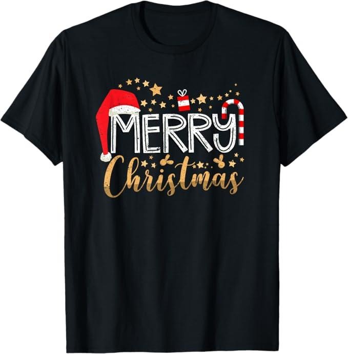 Funny Xmas Men Women Family T-Shirt, Funny Family Christmas Merry Christmas Cute Xmas Holiday T-Shirt