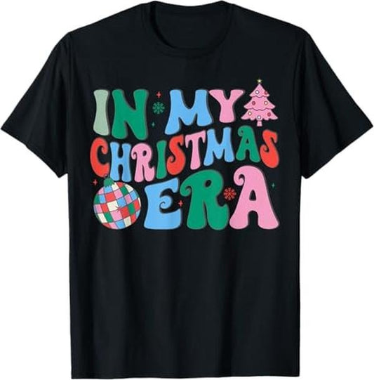 Funny Xmas Men Women Family T-Shirt, Funny In My Christmas Era Christmas Family Matching Xmas T-Shirt - Menswear Top