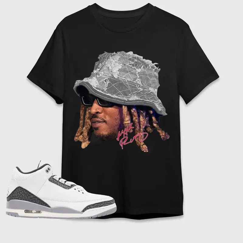 Future 1, 3 Cement Grey Unisex Shirt, Shirt To Match Sneaker, Hiphop Rap Tee Cotton Menswear Top