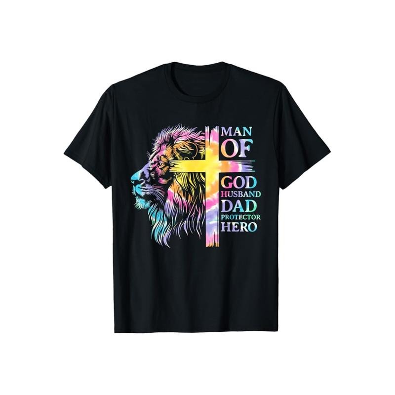 GA FOG FOG Husband Daddy Protector Hero Tee Pure Cotton Fabric Casual Streetstyle Crew Neck Short Sleeve T-Shirt Trendy...
