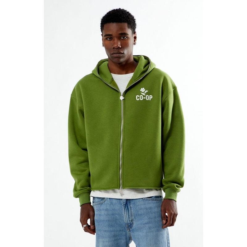 GARDENS & SEEDS Men's Co-Op Statement Zip Up Hoodie T-Shirts, Sweatshirt | DripVista.com