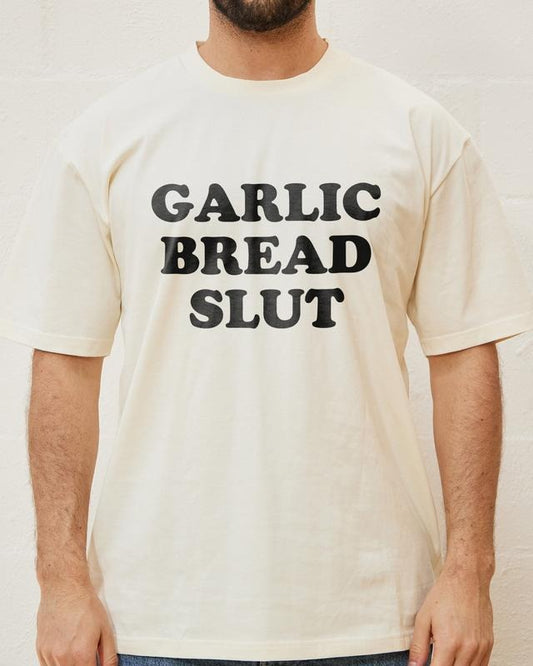 GARLIC BREAD SLUT T-SHIRT, Men Summer Fashion Cotton, Cotton Menswear, S to 3XL Soft Top