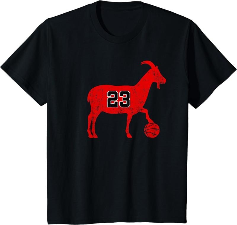 GOAT 23 Shirt  Hoodie For Men Funny Basketball T-Shirt Casual Clothing Jersey Menswear Sweatshirt | DripVista.com
