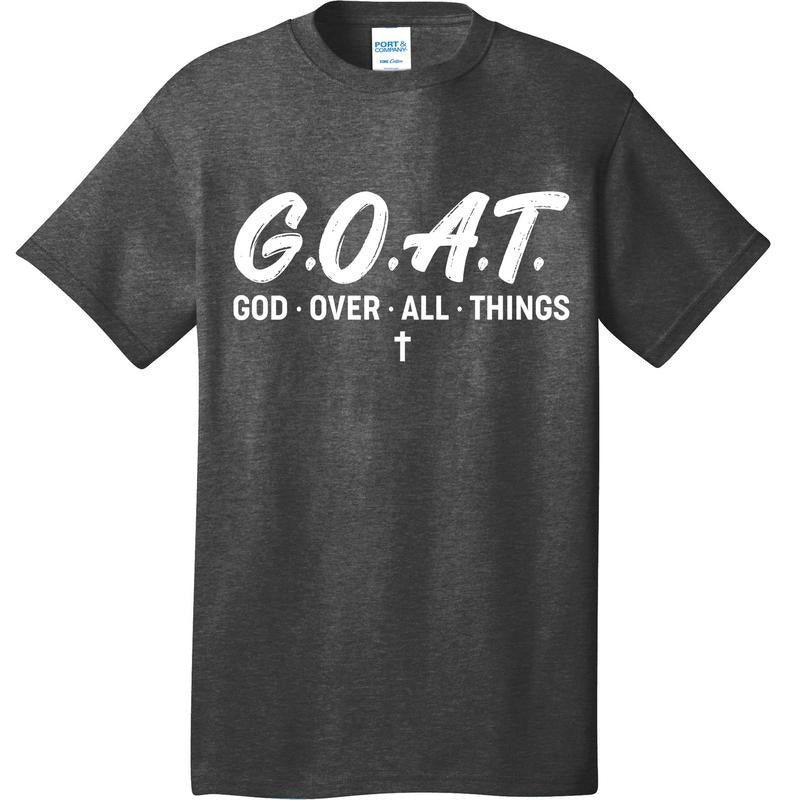 GOAT God Over All Things T-Shirt Menswear Top Hoodie, Sweatshirt | DripVista.com
