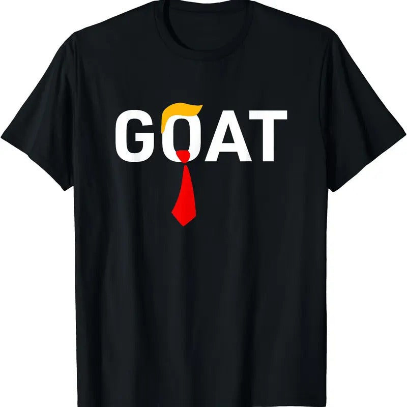 GOAT Vote Trump 2024 Funny T-Shirt | Tee for Men & Women | Cotton Hoodie, Sweatshirt | DripVista.com