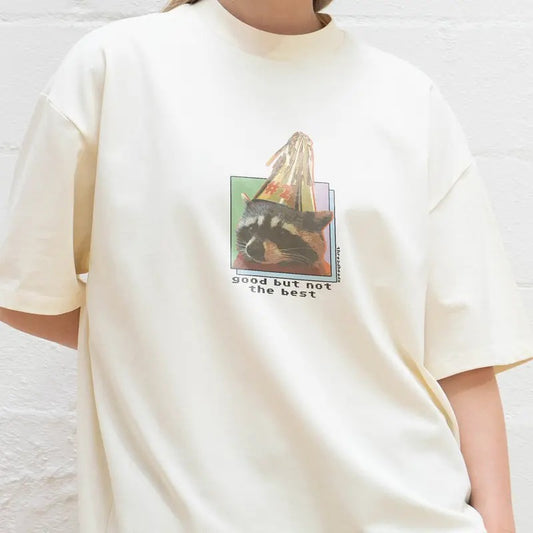 GOOD BUT NOT THE BEST OVERSIZED TEE, Men Summer Fashion Cotton, Cotton Menswear, S to 3XL Soft Top