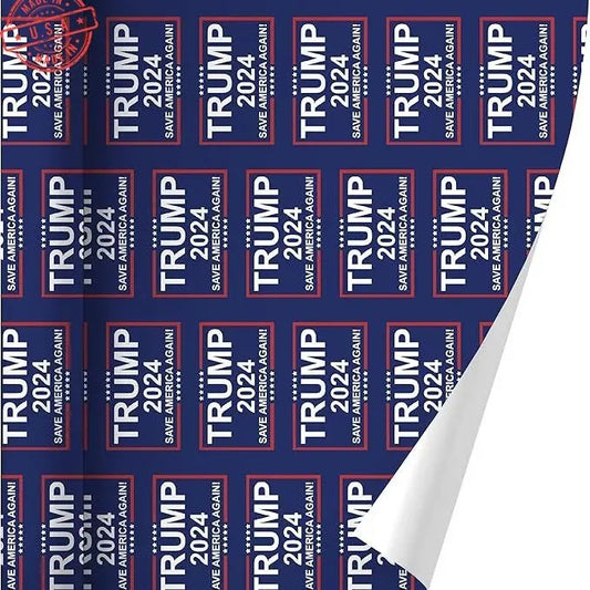 GRAPHICS & MORE Trump 2024 Gift Wrap Wrapping Paper Rolls