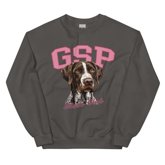 GSP Mom Club Sweatshirt, Cute Gift, Trendy Pullover, Crewneck, Custom Dog Mom
