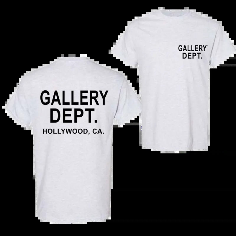 Gallery Dept T-shirt , Oversized Tee For Men, Streetwear Style Casual Cotton, Full Color, Full Size