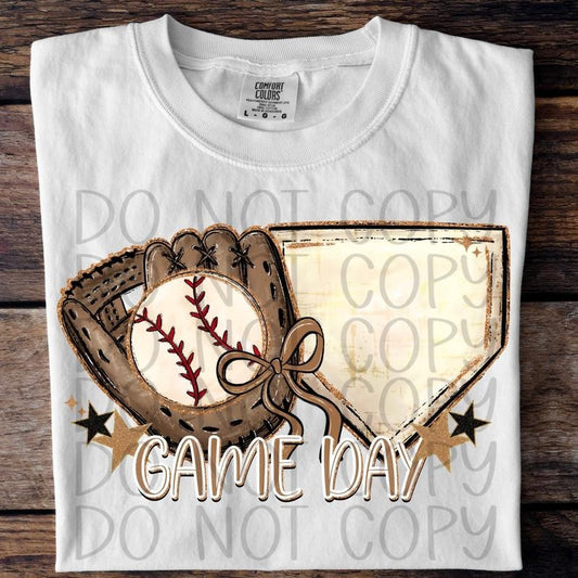 Game Day Baseball DTF Transfers - THIS IS NOT A SHIRT