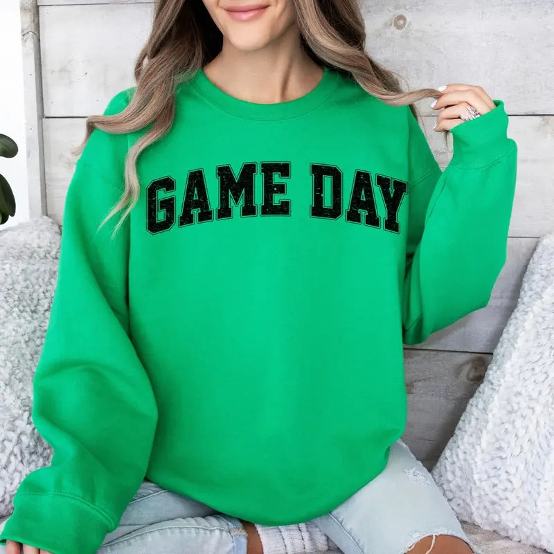 Game Day Crewneck Sweatshirt Perfect for watching your favorite team. T-Shirts, Hoodie | DripVista.com