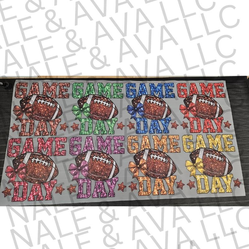 Game Day DTF 22X48 Pre-Made Gang Sheet