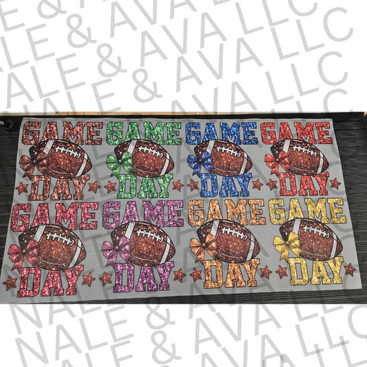 Game Day DTF 22X48 Pre-Made Gang Sheet