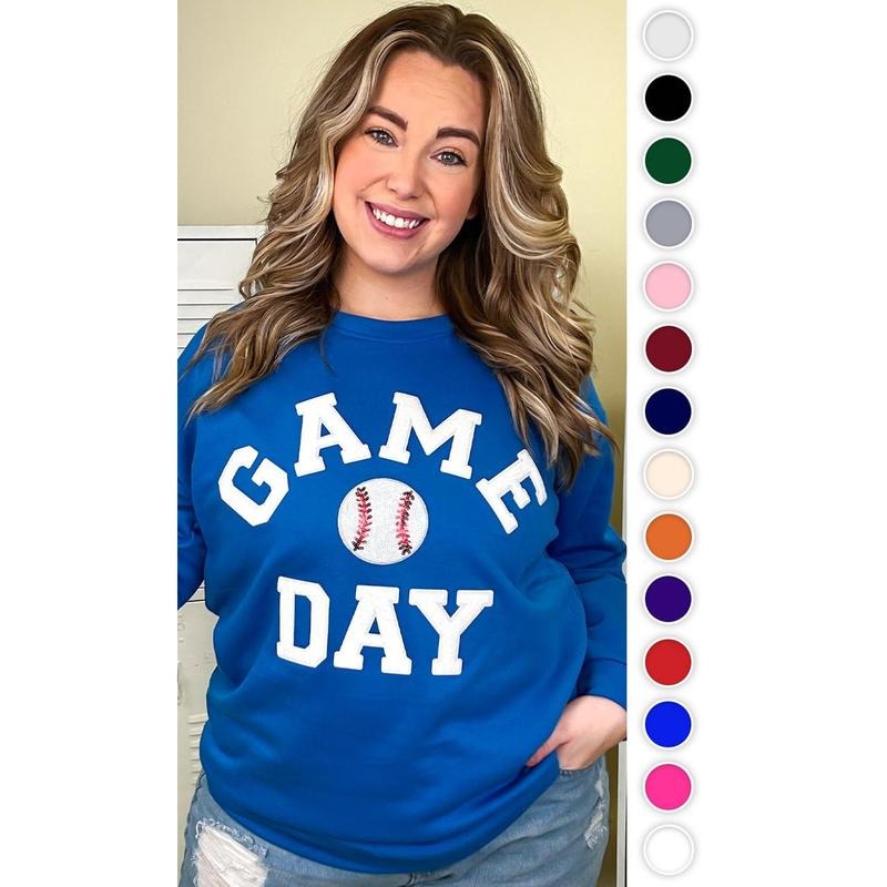 Game Day Sparkle Baseball Adult Sweatshirt T-Shirts, Hoodie | DripVista.com