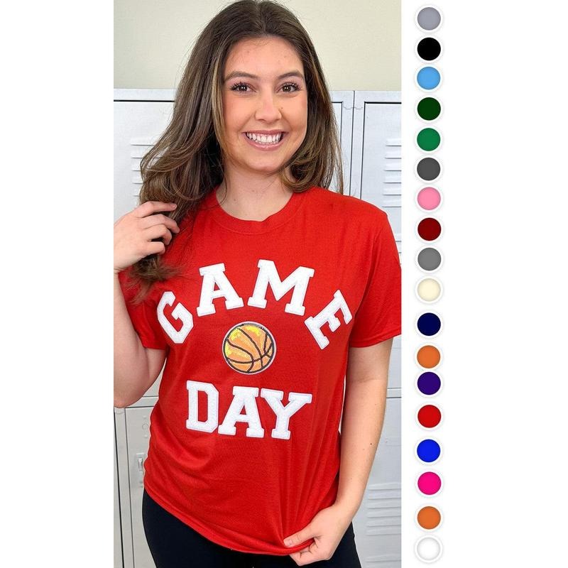 Game Day Sparkle Basketball Adult T-Shirt Hoodie, Sweatshirt | DripVista.com