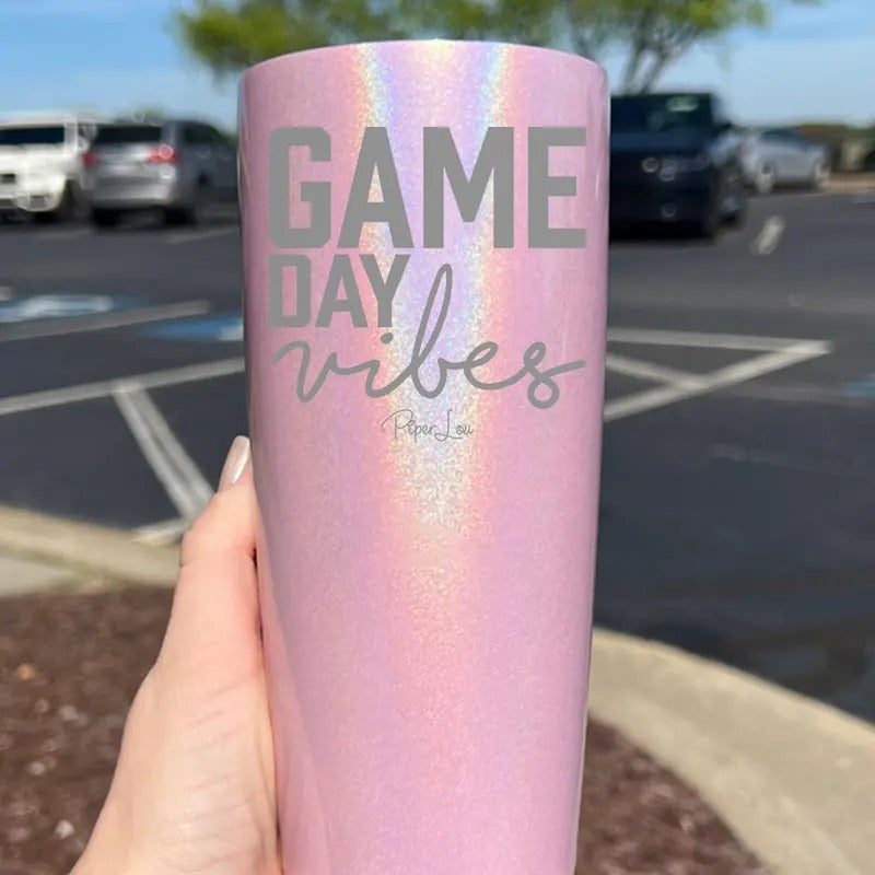 Game Day Vibes Laser Etched Tumbler T-Shirts, Hoodie, Sweatshirt | DripVista.com