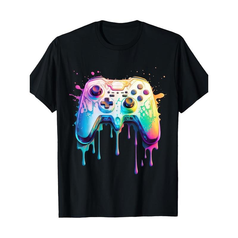 Gamer Graphic Video Game - Colorful Video Game Lover T-Shirt - 220g made in usa Hoodie, Sweatshirt | DripVista.com