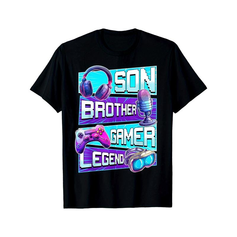 Gamer Shirt Gaming Shirt Video Game Shirts For Boys Teens T-Shirt made in usa Hoodie, Sweatshirt | DripVista.com