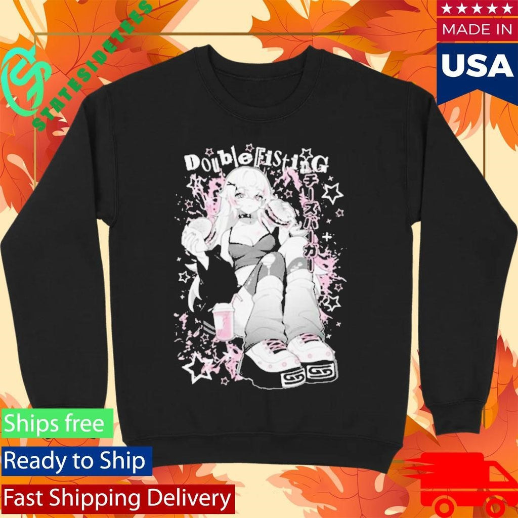 Gamer Supps Double Fisting Waifu Shirt