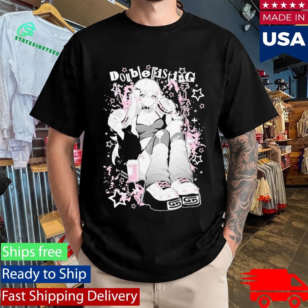 Gamer Supps Double Fisting Waifu Shirt