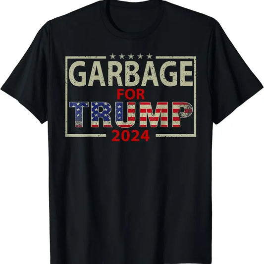 Garbage For Trump 2024 Tees - Trump Supporter Design T-Shirt