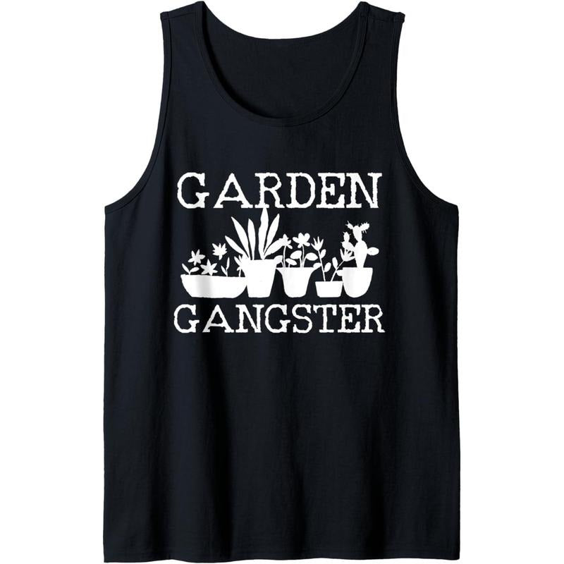 Garden Gangster Plant Lover Gardening Funny Gardener Gift Tank Top Made in USA T-Shirts, Hoodie, Sweatshirt | DripVista.com