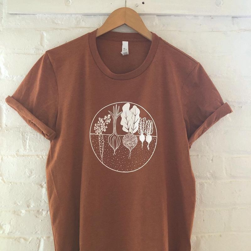 Garden T-Shirt, Vegetable Shirt, Screen Print Shirt, Soft Style Tee Hoodie, Sweatshirt | DripVista.com