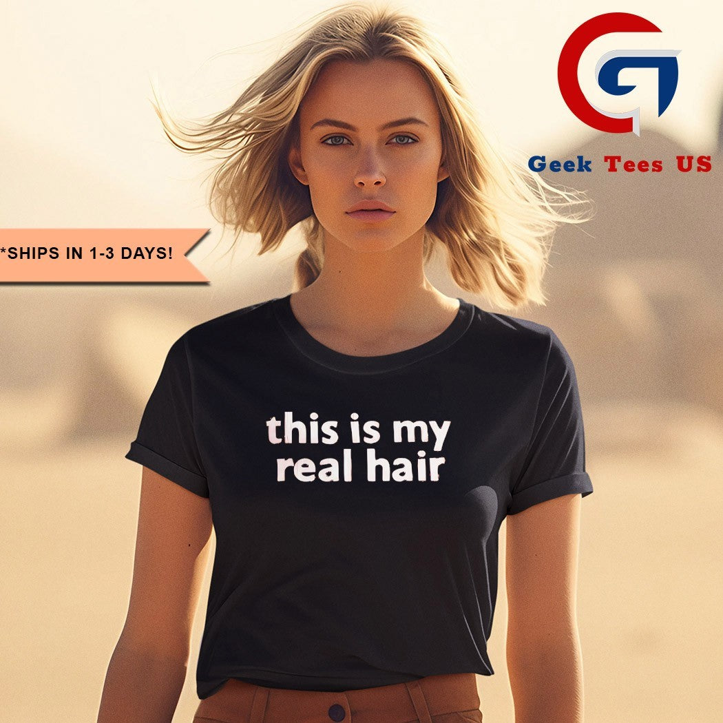 Gavin Newsom this is my real hair shirt