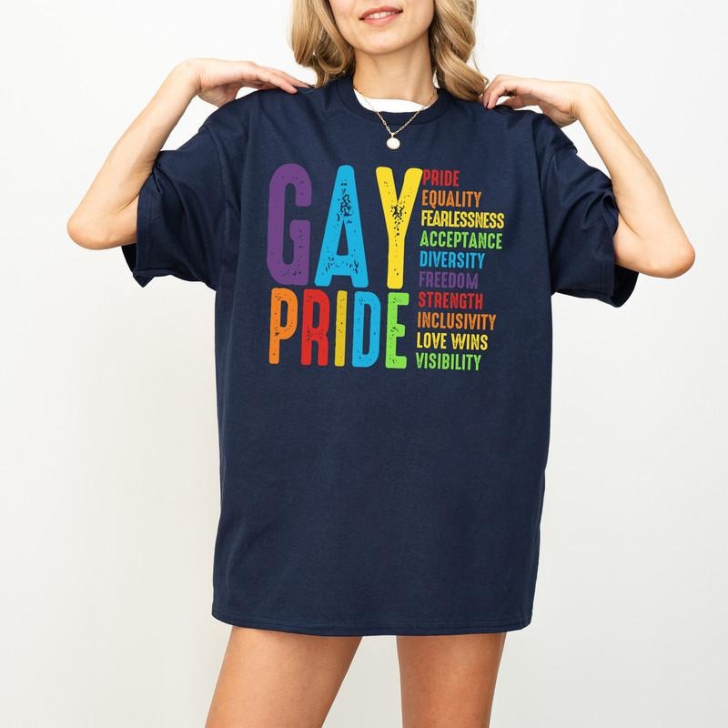 Gay Pride Shirt, Equal Rights Shirt, Pride Shirt, LGBT Shirt, Equality, Freedom, Human Rights, LGBTQ+ Shirt, Gay Festival Sublimation Design