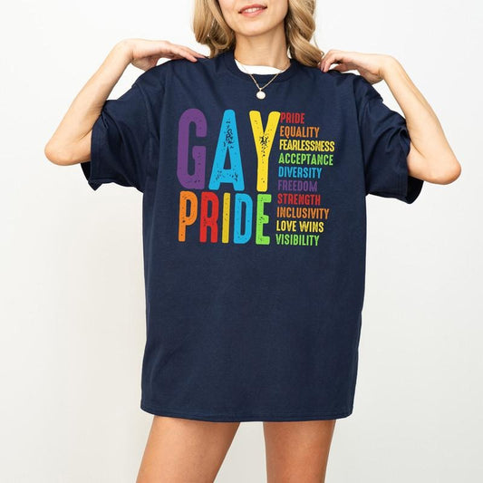 Gay Pride Shirt, Equal Rights Shirt, Pride Shirt, LGBT Shirt, Equality, Freedom, Human Rights, LGBTQ+ Shirt, Gay Festival Sublimation Design